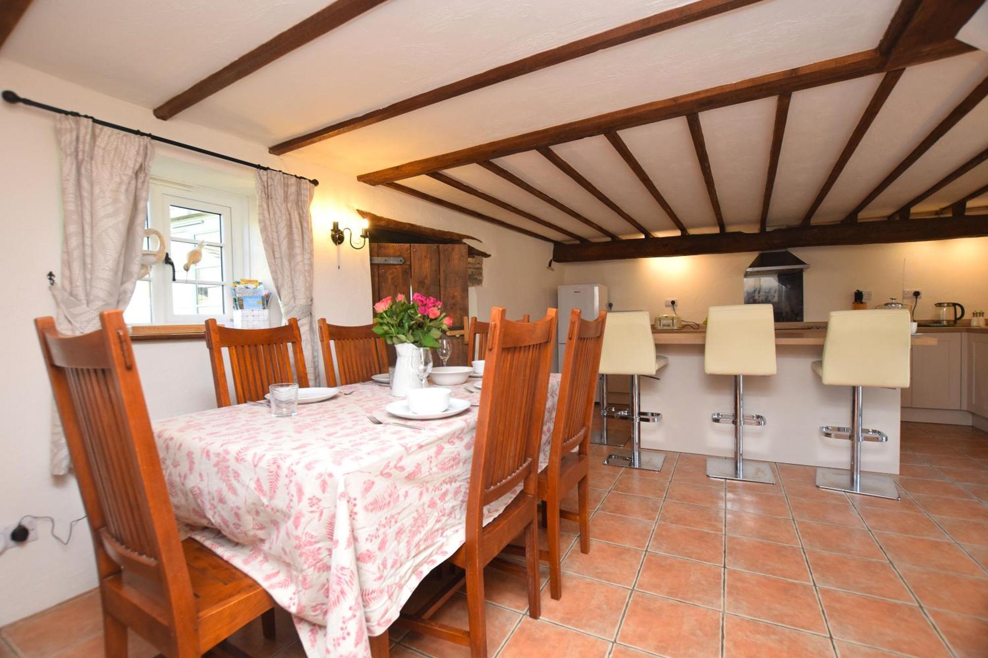 Award Winning Lower Whitsleigh Farm Cottage Roborough エクステリア 写真